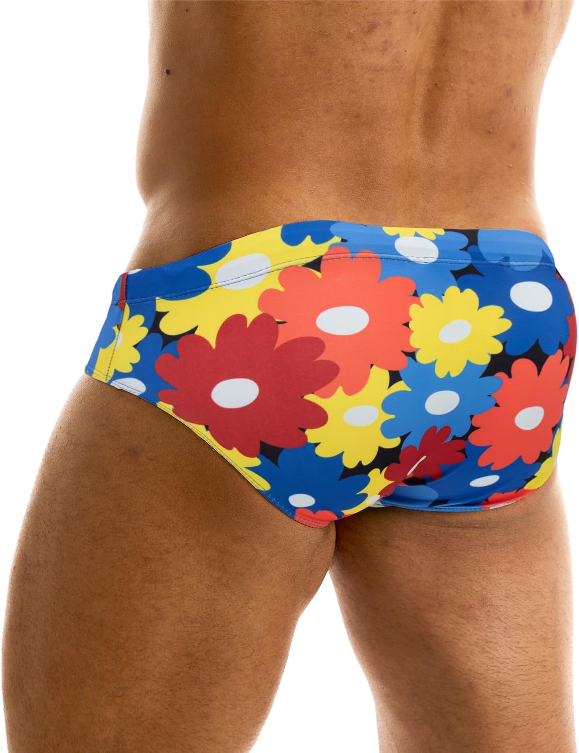 MIZOK Men's Sexy Prints Swimming Bikini Low Rise Swimwear Brief - Image 4