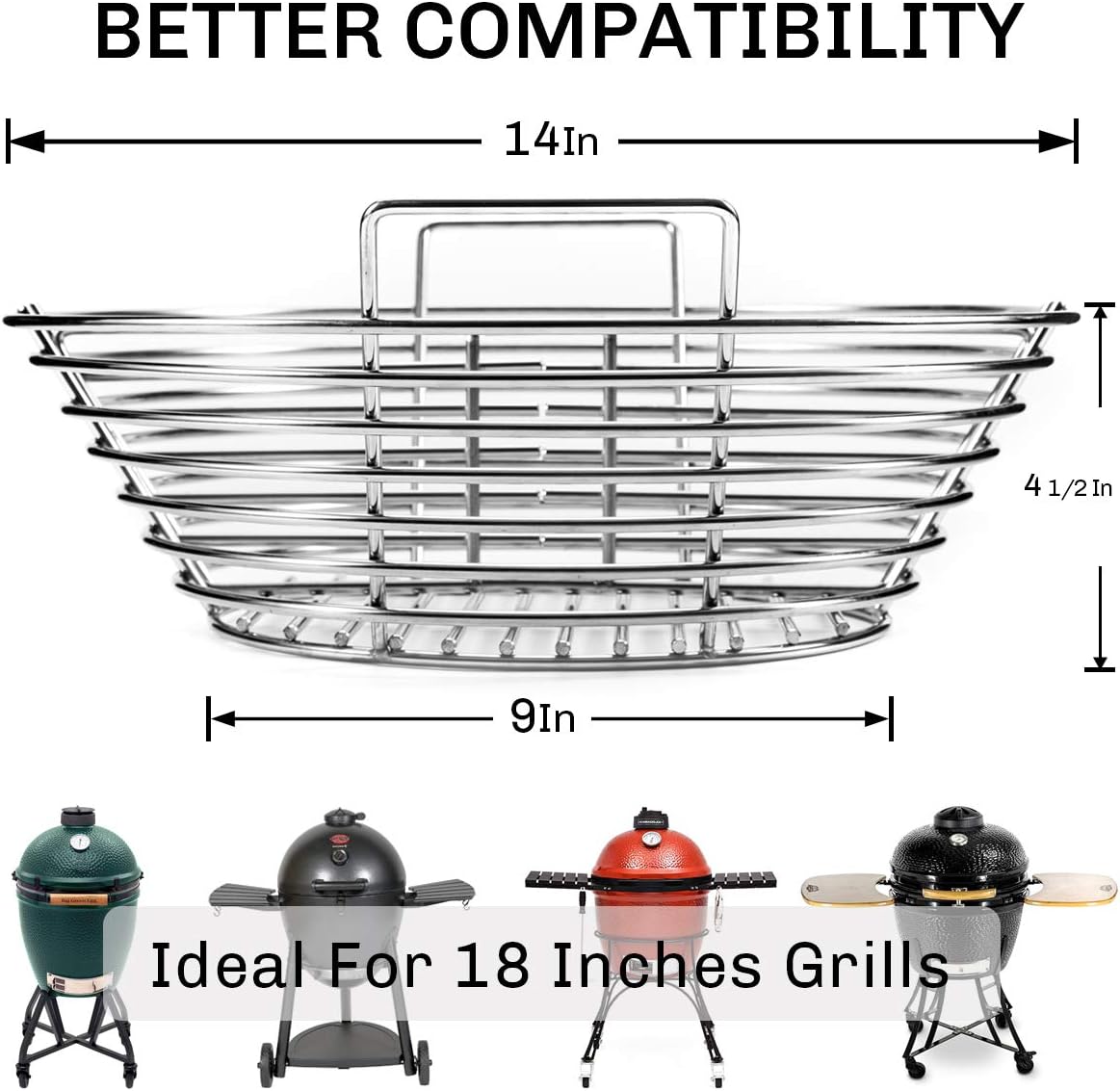 big joe charcoal basket