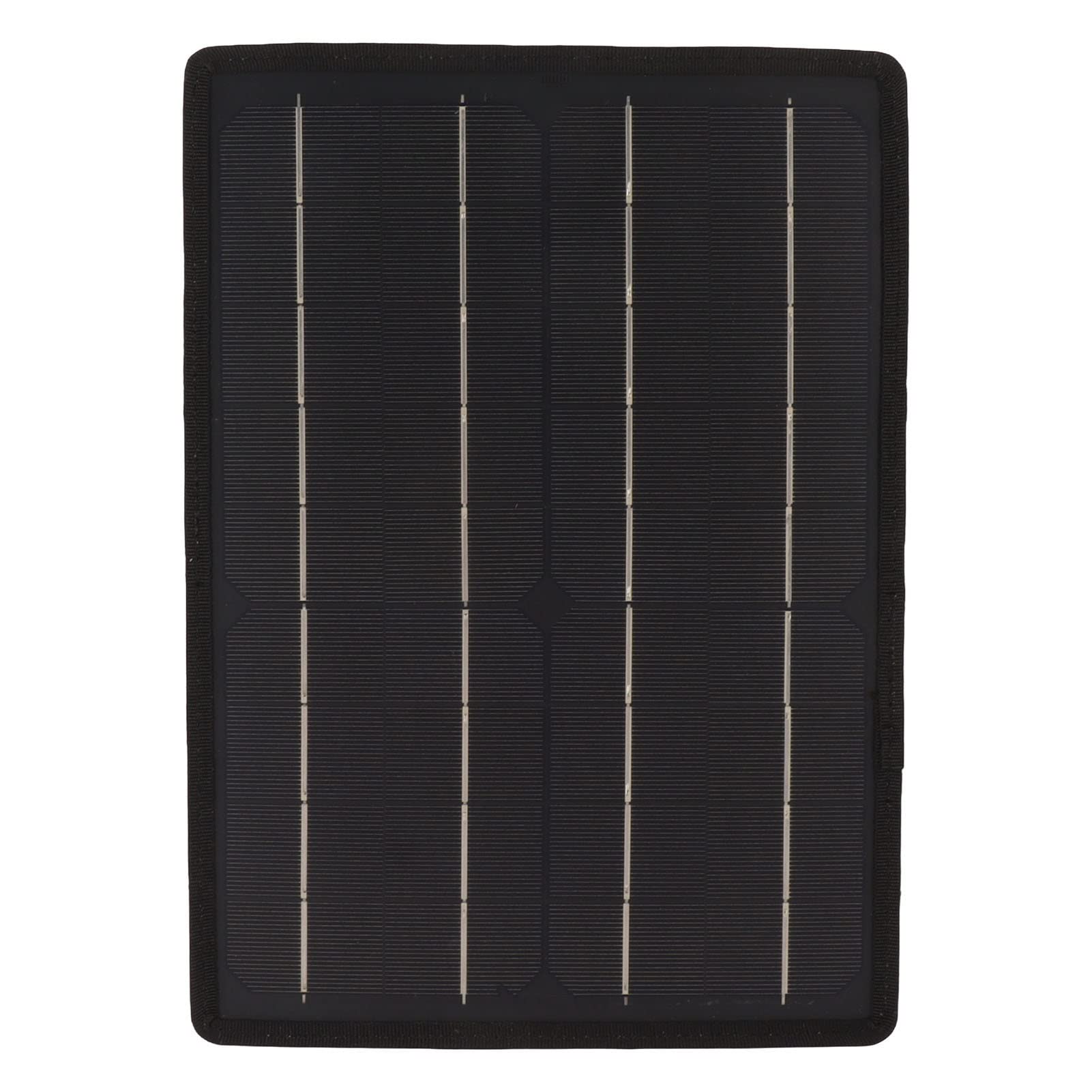 20w Solar Battery Panel, 20w Solar Battery Charger Monocrystalline Silicon Outdoor Charging Sewing Strap for Mobile Phone Tablet Car, Solar Panels