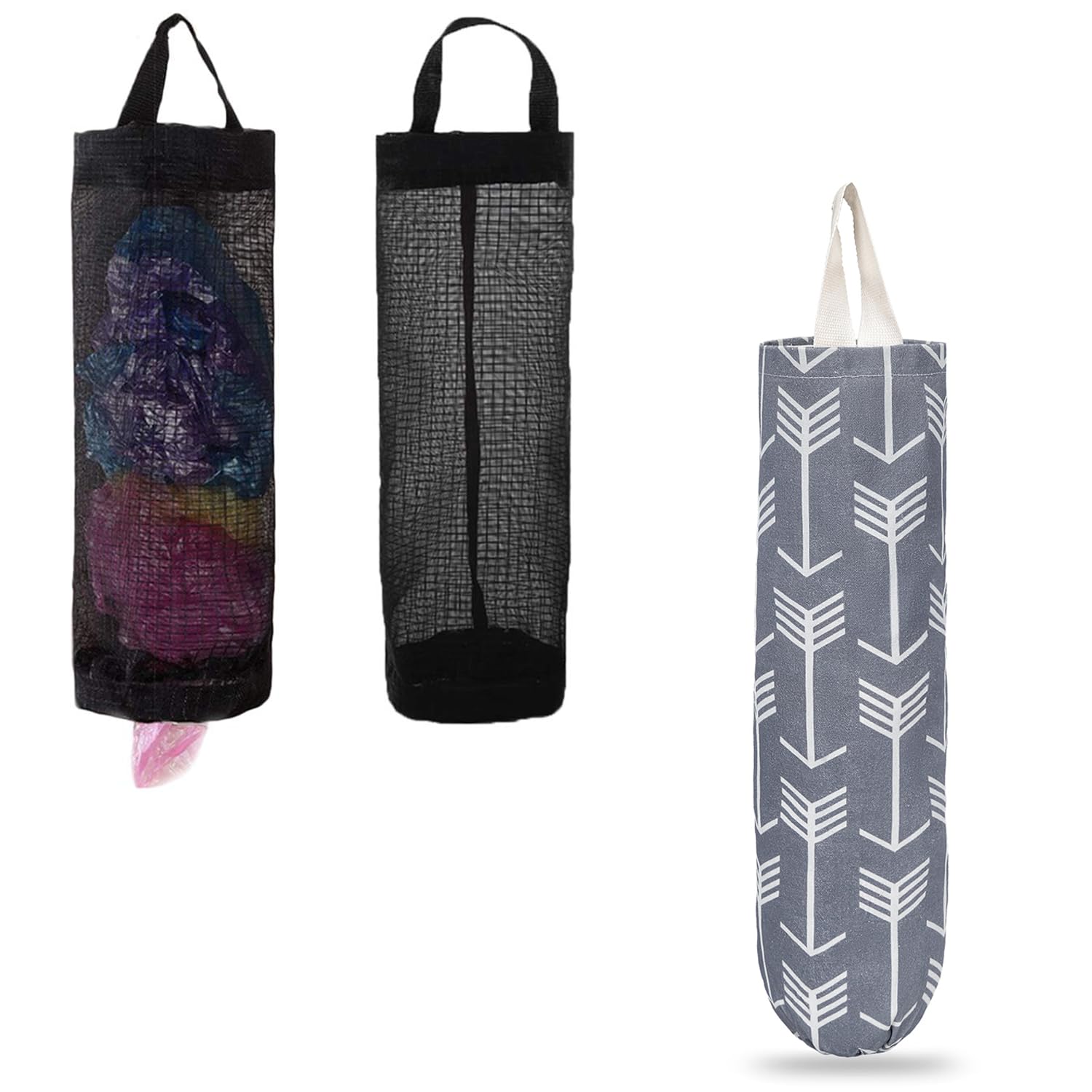 TOGETRUEPlastic Bag Holder, Grocery Bag Holder Storage Bag Organizer, Wall Mount Trash Bag Storage Dispenser