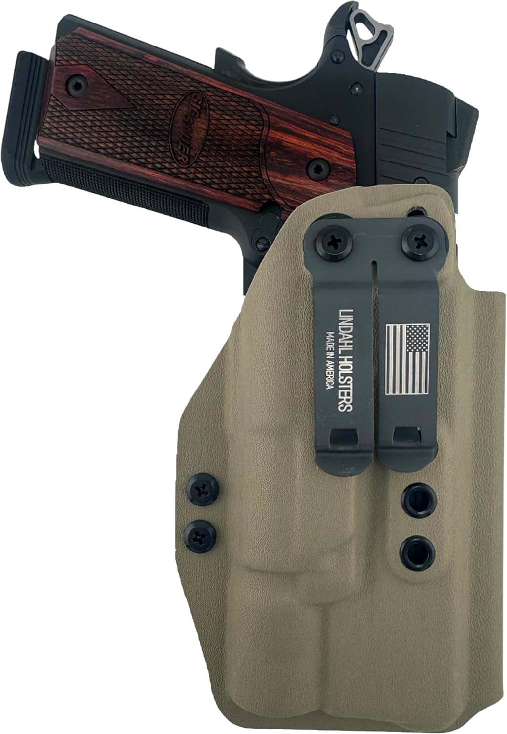 Compatible with Sig 1911 Railed w/ X300-A/B IWB Kydex Holster – Optic Ready – Concealed Carry – Adjustable Cant & Retention – Secure Fit – Durable & Lightweight – Made in USA