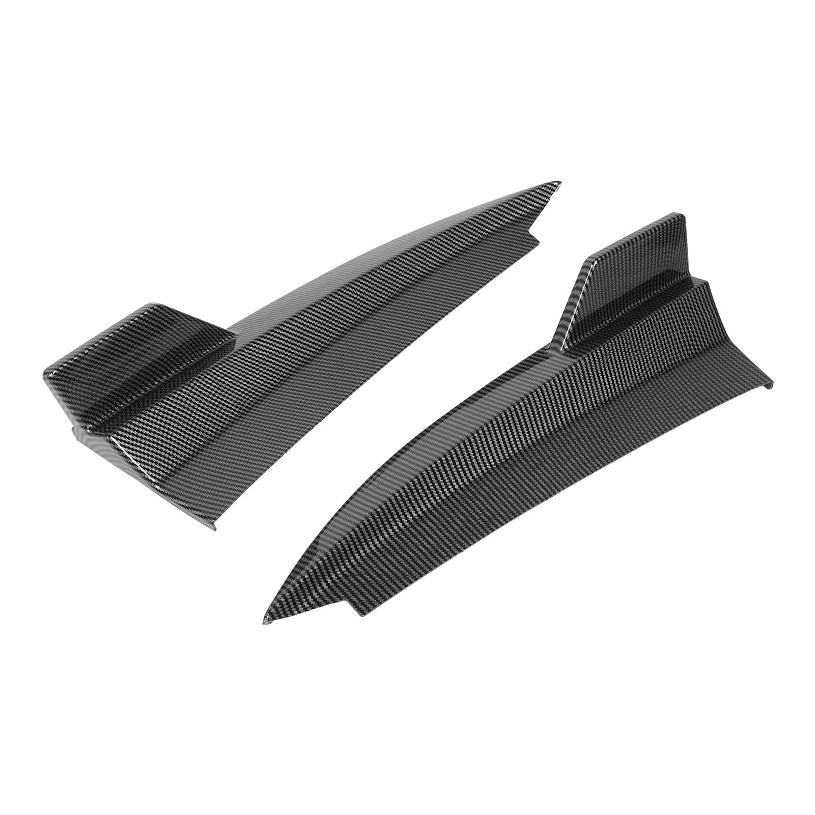 Dyfuzor boczny tylnego zderzaka Lewy prawy Wysokiej jakości plastik ABS Silna ochrona Poprawiona stabilność Łatwa instalacja dla Benz C Class Coupe C205 AMG Line C43 C63 2015 2021 (Styl włókna