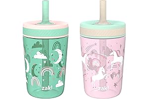 Zak Designs Toddler Cups With Leak-Proof Design
