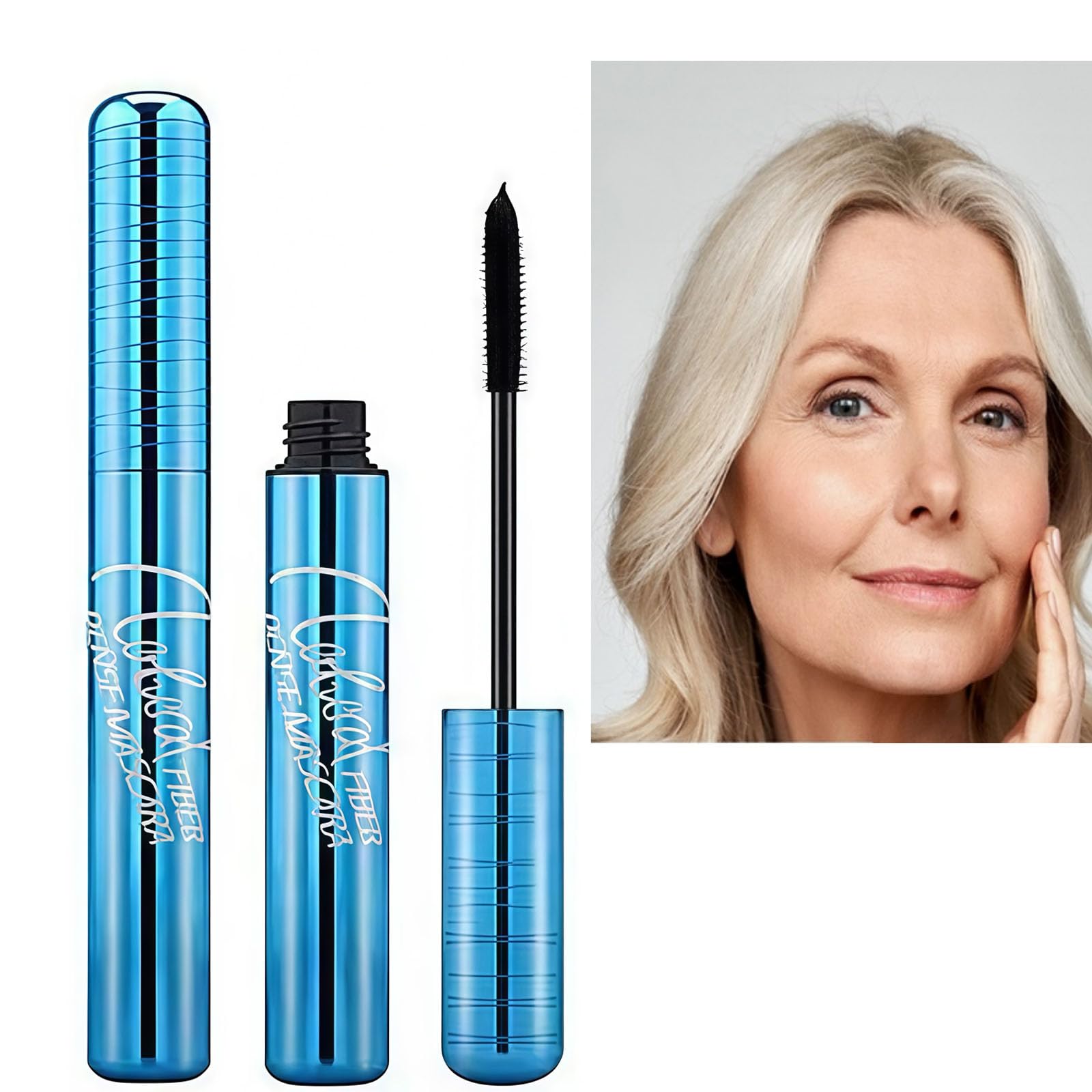 Black Mascara for Older Women Mascara for Mature Women & Sensitive Eyes