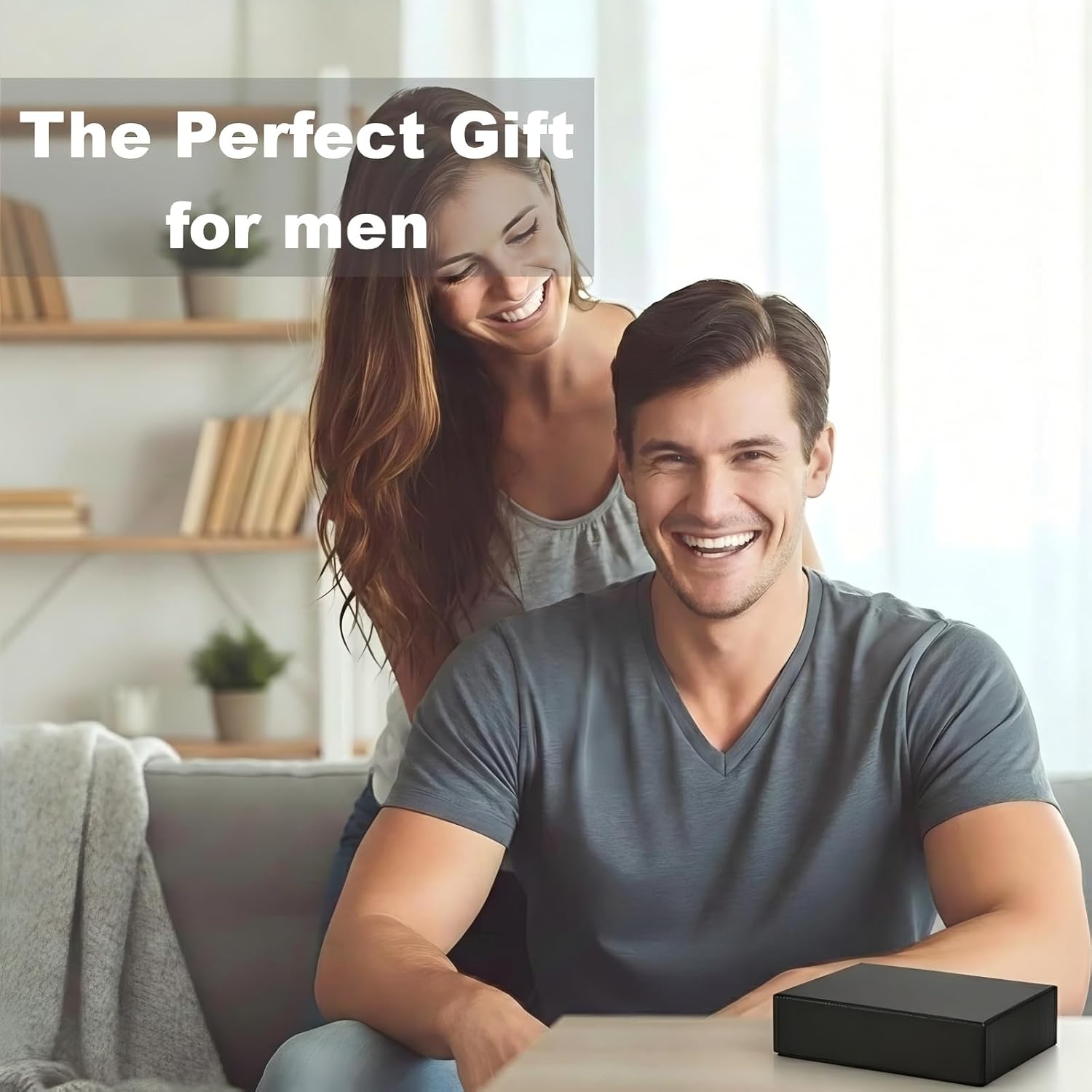 Minimalist Wallet for Men,Metal Money Clip Slim Wallet,RFID Blocking Credit Card Holder (Carbon Fiber Black)