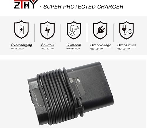 Miniatura 5 de Adaptador de cargador delgado USB C tipo C de 65 W compatible con HP EliteBook X360 1030 G2 G3 G4 1040 G5 G6 Elite x2 1012 G2 ProBook 470 640 650 G5