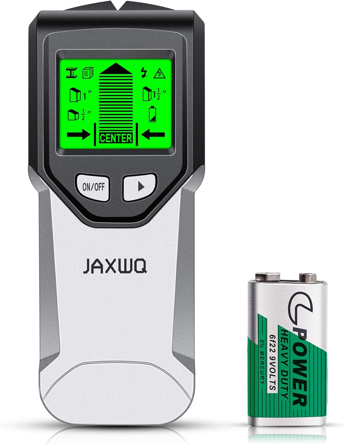 Stud Finder Wire Detector, 5 in 1 Stud Detector with Intelligent Microprocessor Chip, HD LCD Display and Audio Alarm, Accurate and Fast Location for The Center and Edge of Metal, Studs