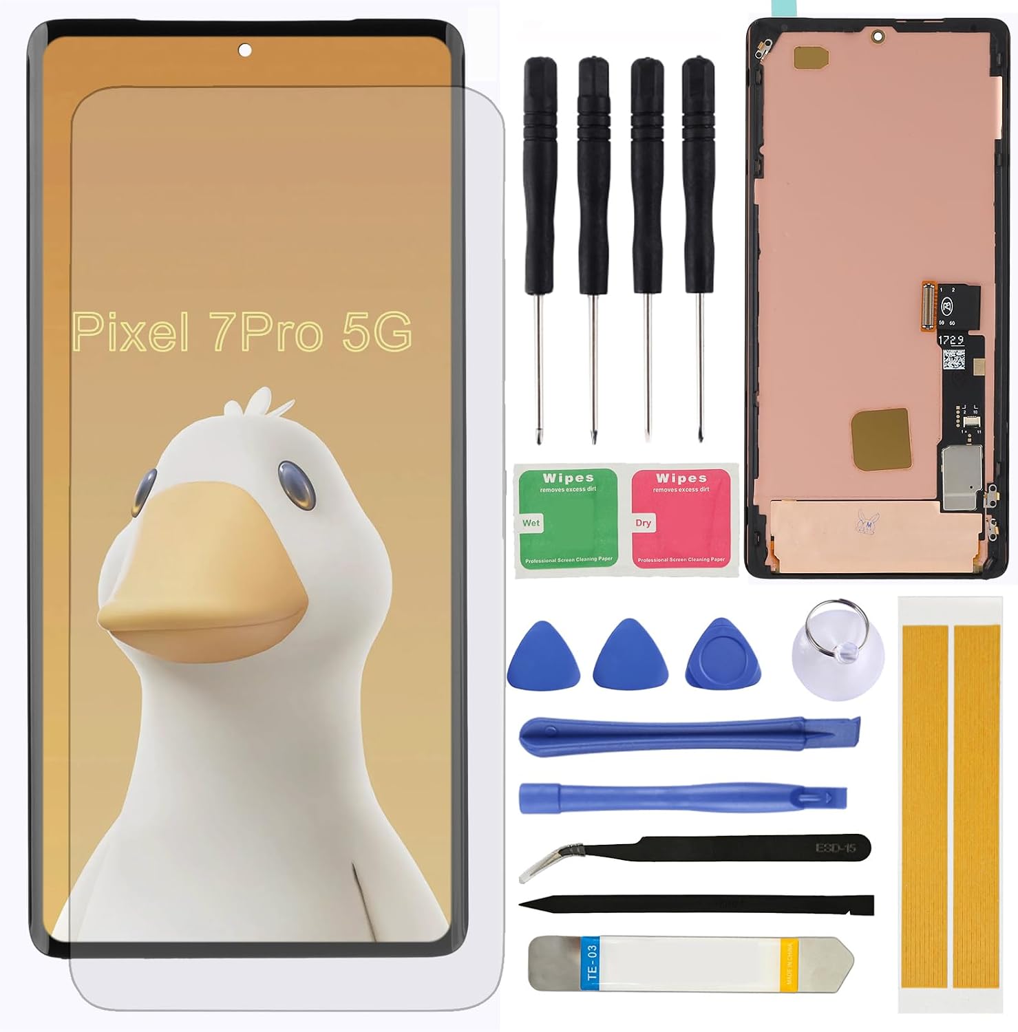 for Google Pixel 3A XL Screen Replacement G020C G020G G020F 6'' LCD Display Touch Digitizer Assembly with Tools