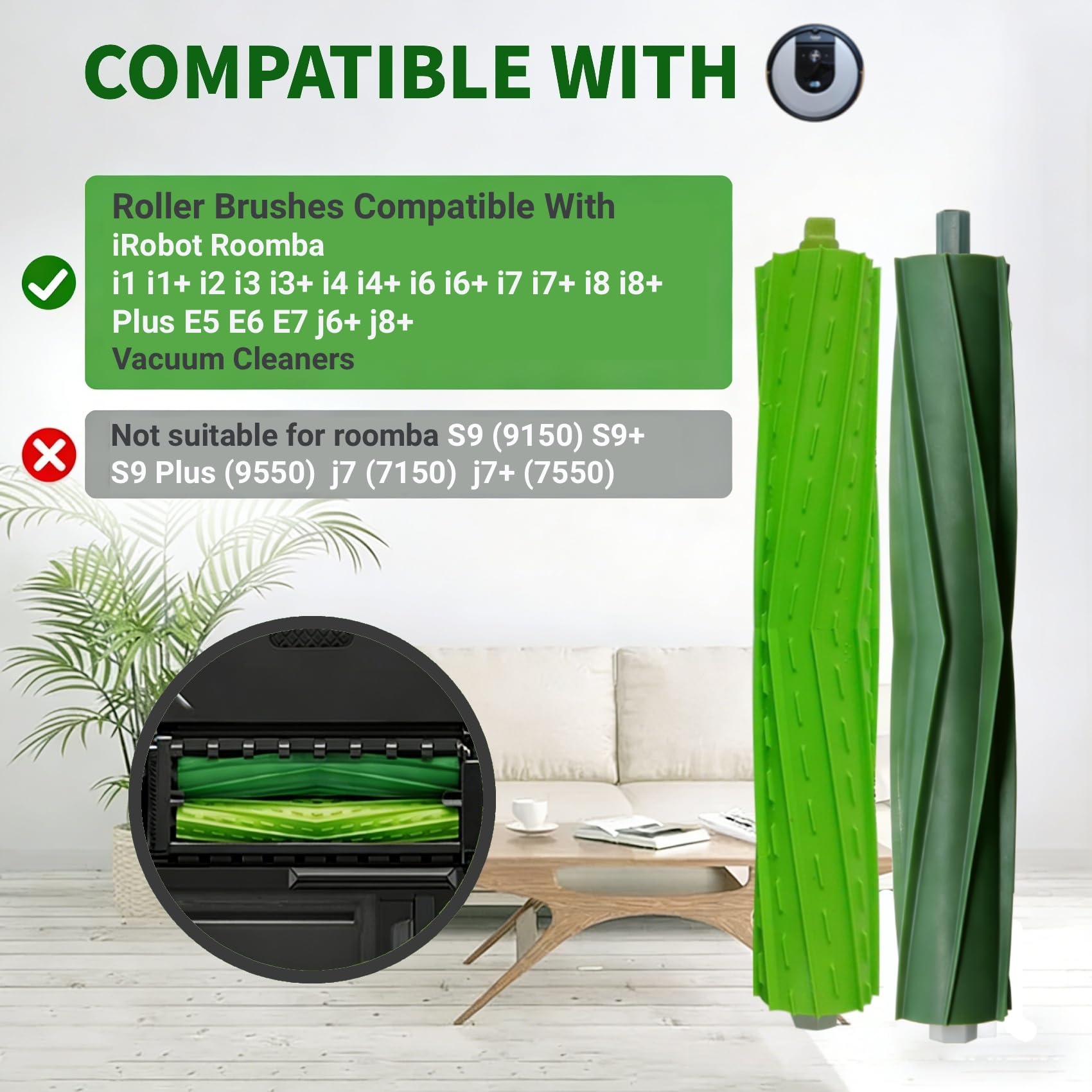Roomba Brush Replacement - iRobot E/I/J Series -3 Roomba Brush Replacement - iRobot E/I/J Series -3
