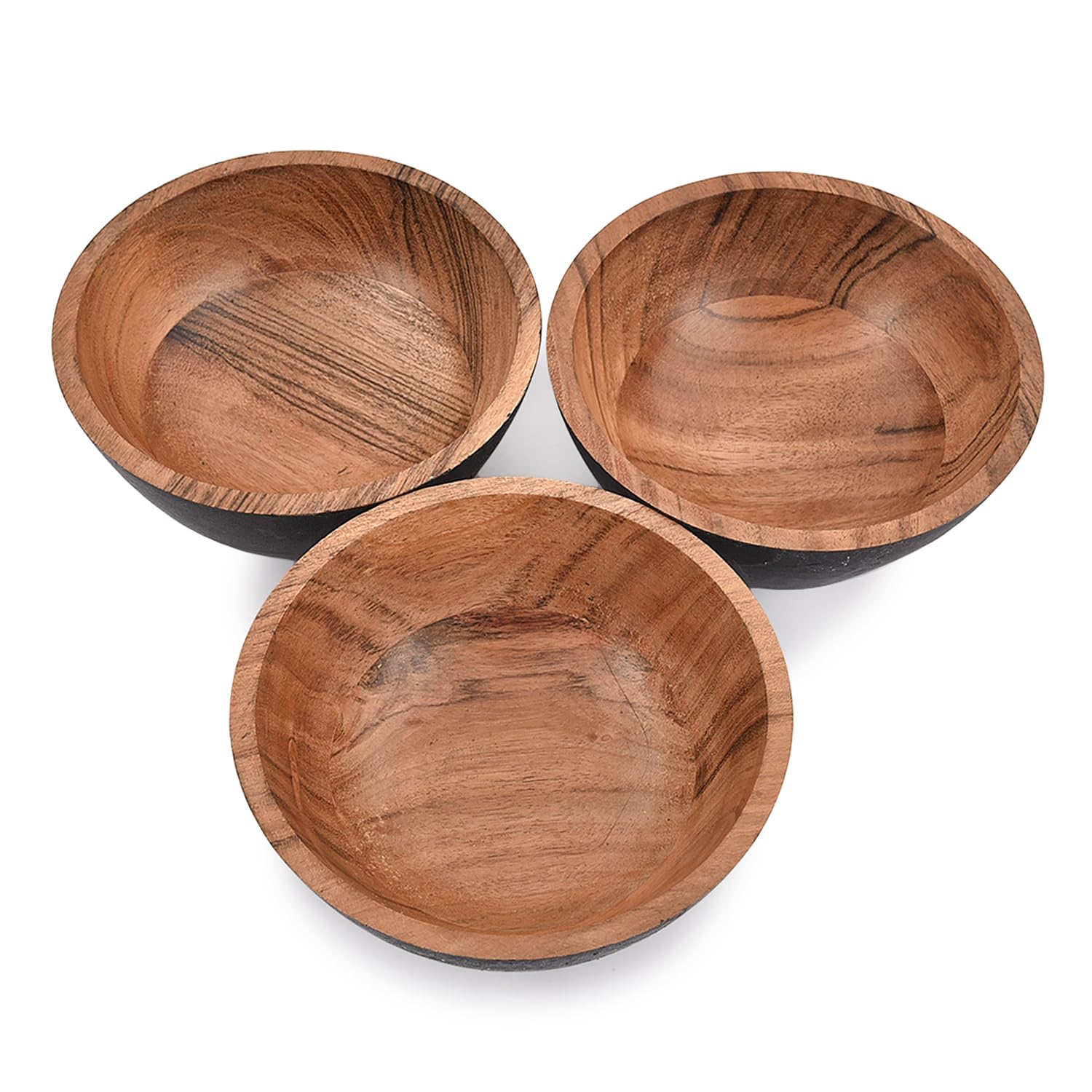 Palline Decorative In Legno Di Acacia - Set Da 10 Per Centrotavola O Vassoi (5.08cm) - Foto 12