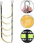 5 Échelle d'étape de bateau à corde marine, Écheau d'embarcation à corde pliable pour bateau à queue amovible pour bateau gonflable Kayak