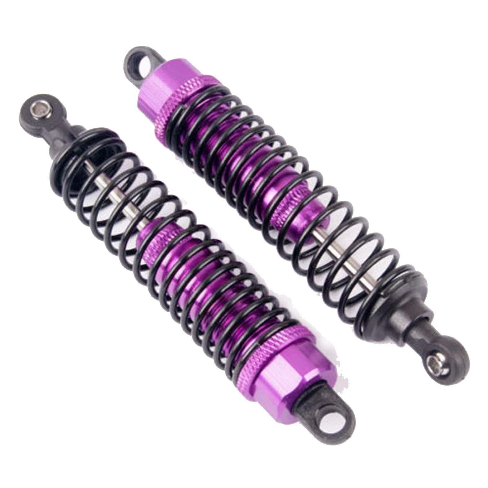Hobbypower Rear & Front Shock Absorber for Rc Truck Buggy Car 108mm Purple