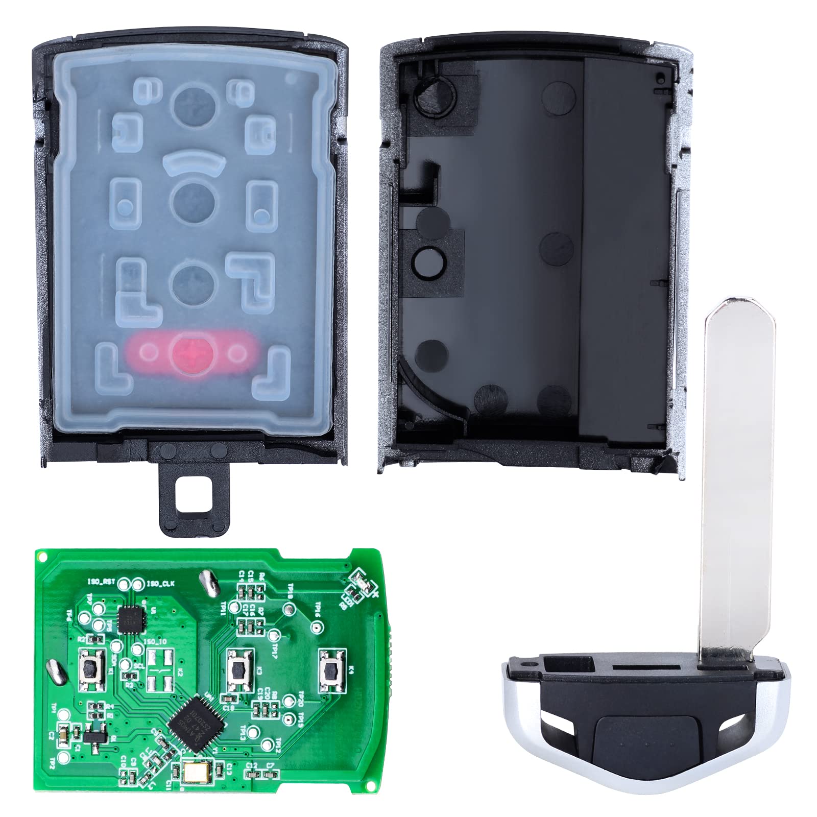 Keymall Keyless Entry - Telecomando di ricambio per Acura RDX 2013 2014 2015 FCC ID: KR5434760 P/N: 72147-TX4-A41 3 pulsanti
