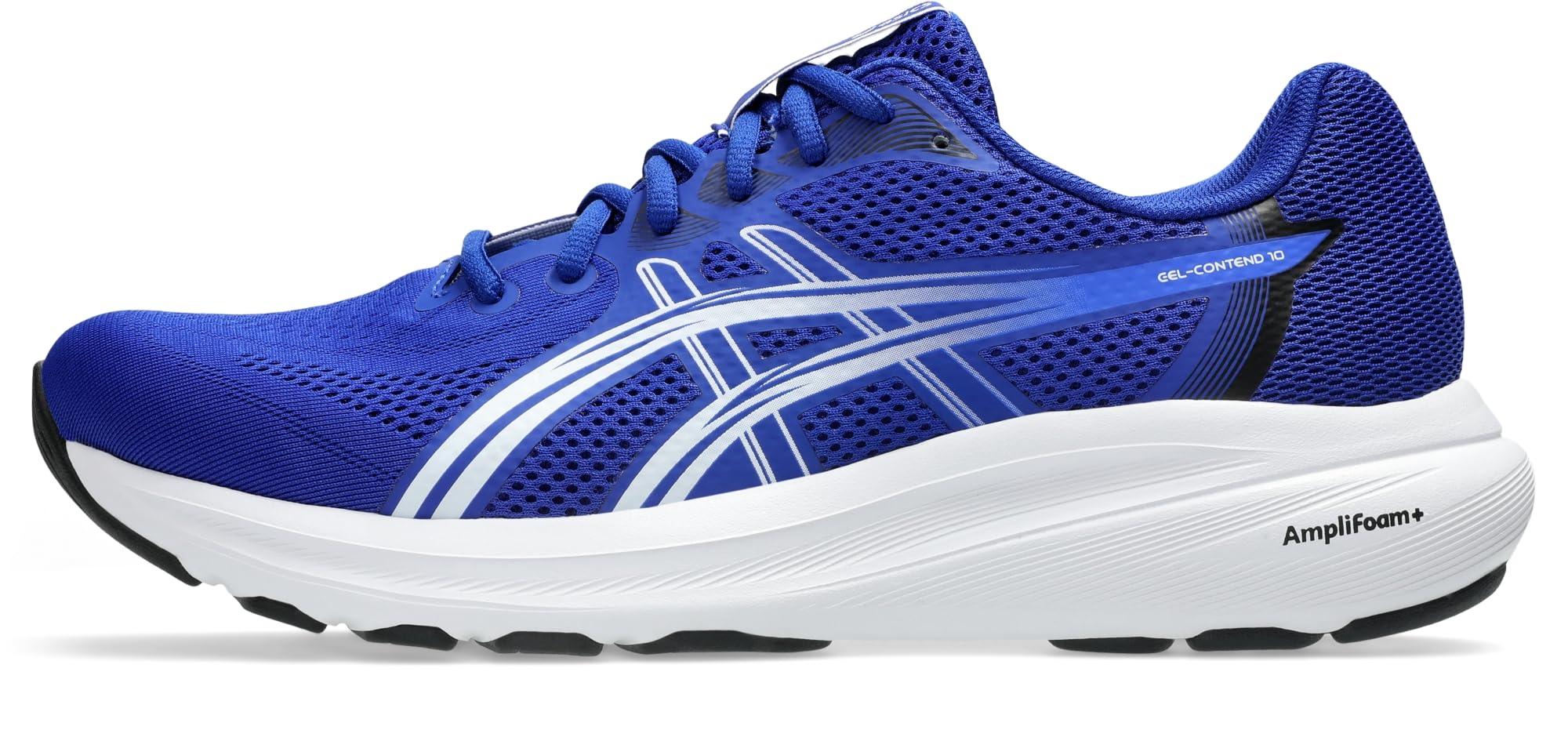 Asics Men's Contend 10 Everyday Running Shoes - Blue/Neon Blue - 10.5 (46)