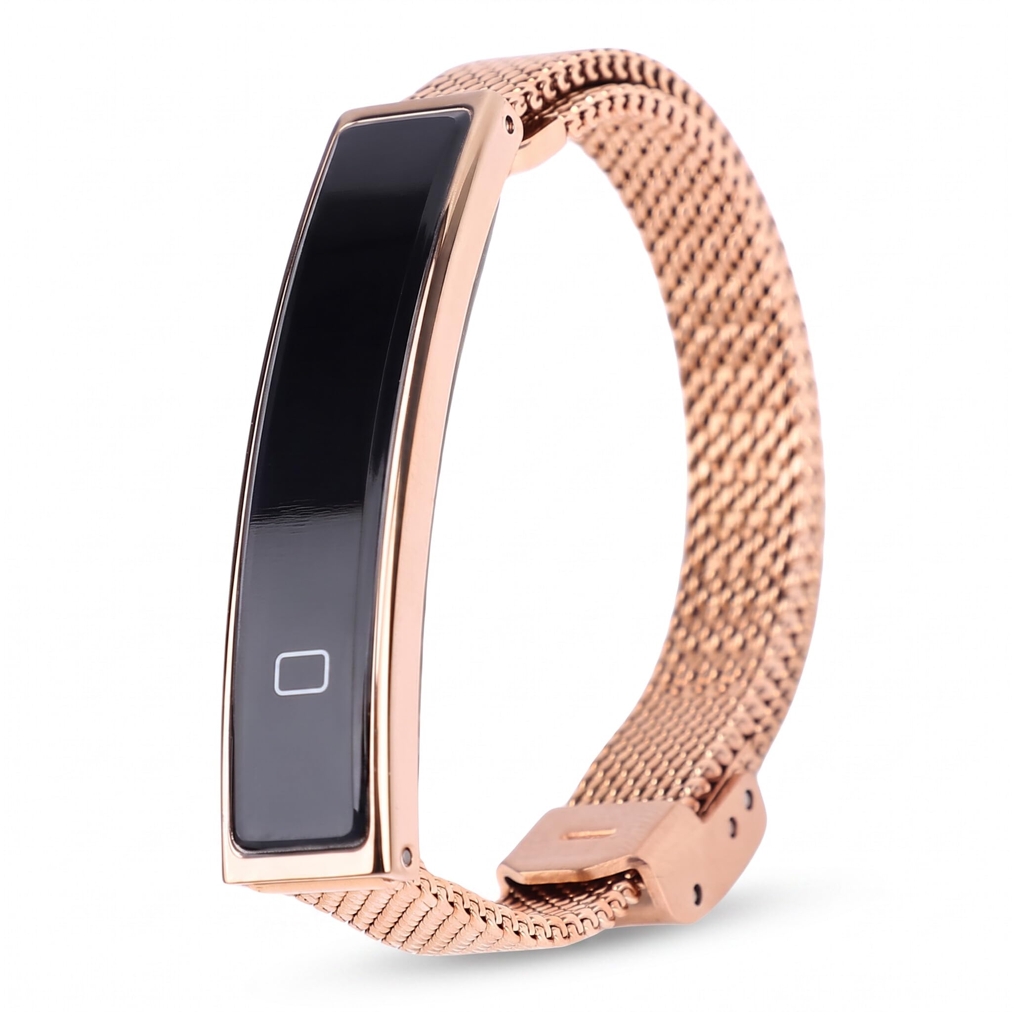 SENECESLI Bracciale Intelligente per Uomo Donna, Fitness Tracker per attività Sanitarie, Braccialetto Intelligente, Monitoraggio Continuo dei Dati Sanitari per Tutto il Giorno (GOLD)