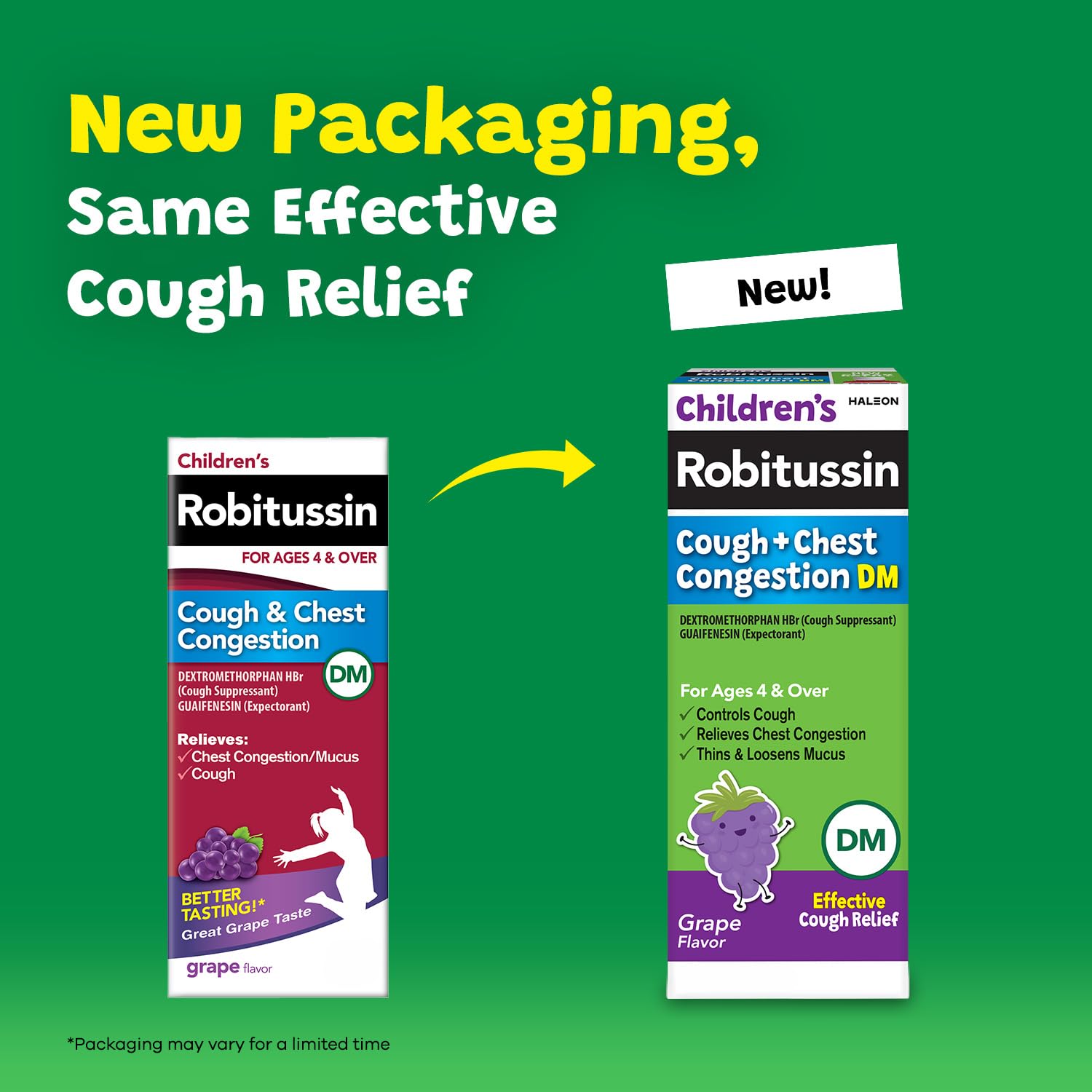 Children's Robitussin Grape Cough and Chest Congestion DM, 4 fl oz — Amazon image 2