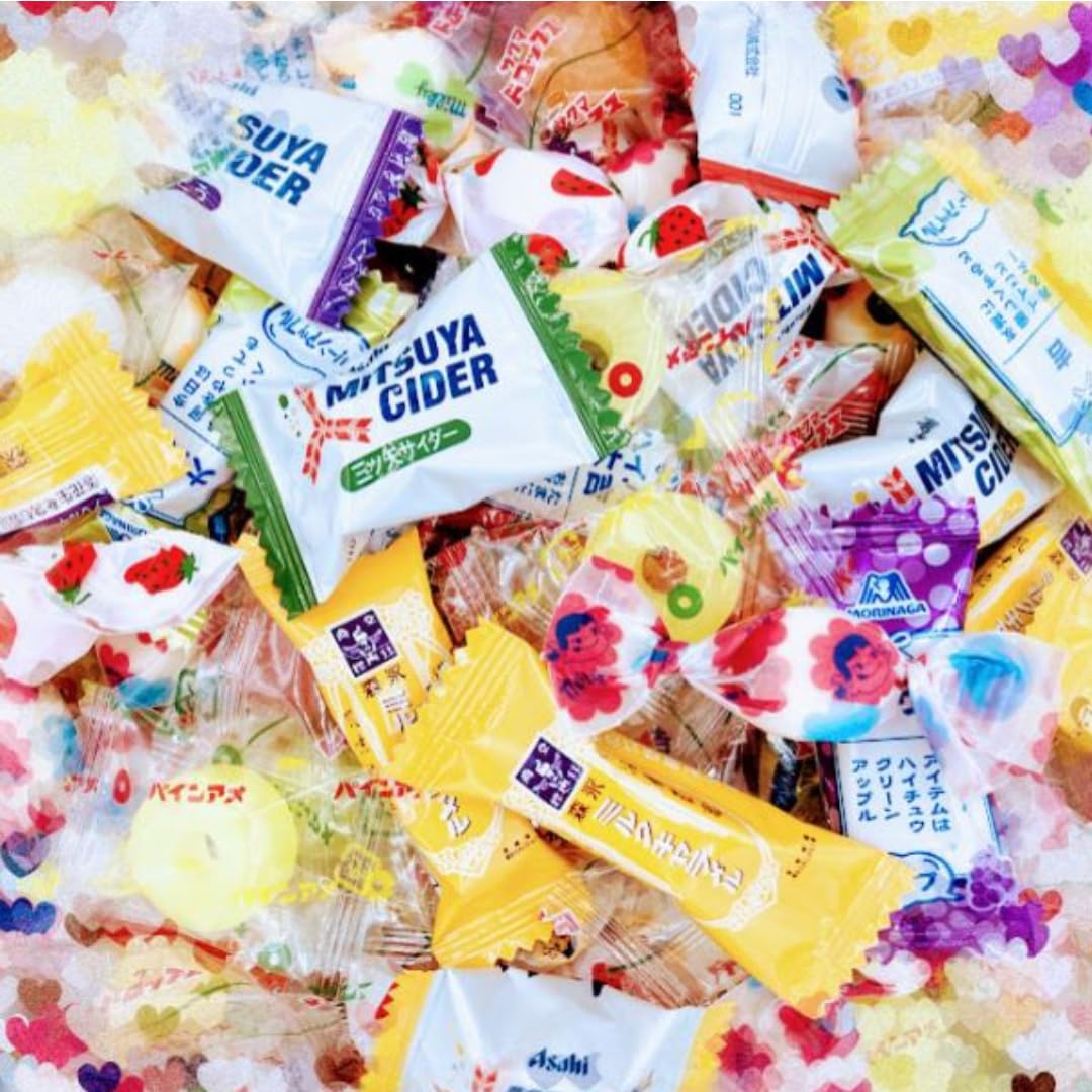 Amazon.co.jp: 18種類 1㎏ 約220粒入 キャンディ 飴 アソート 業務用