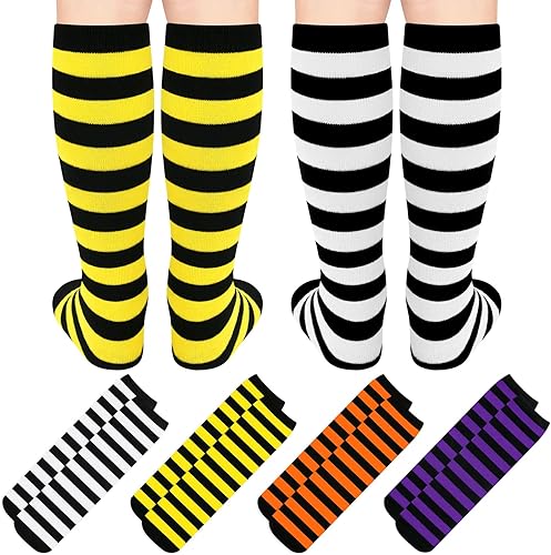 Miniatura 5 de 4 pares de calcetines de fútbol para niños pequeños, calcetines de fútbol para niñas, calcetines de fútbol para niños pequeños, calcetines de tubo