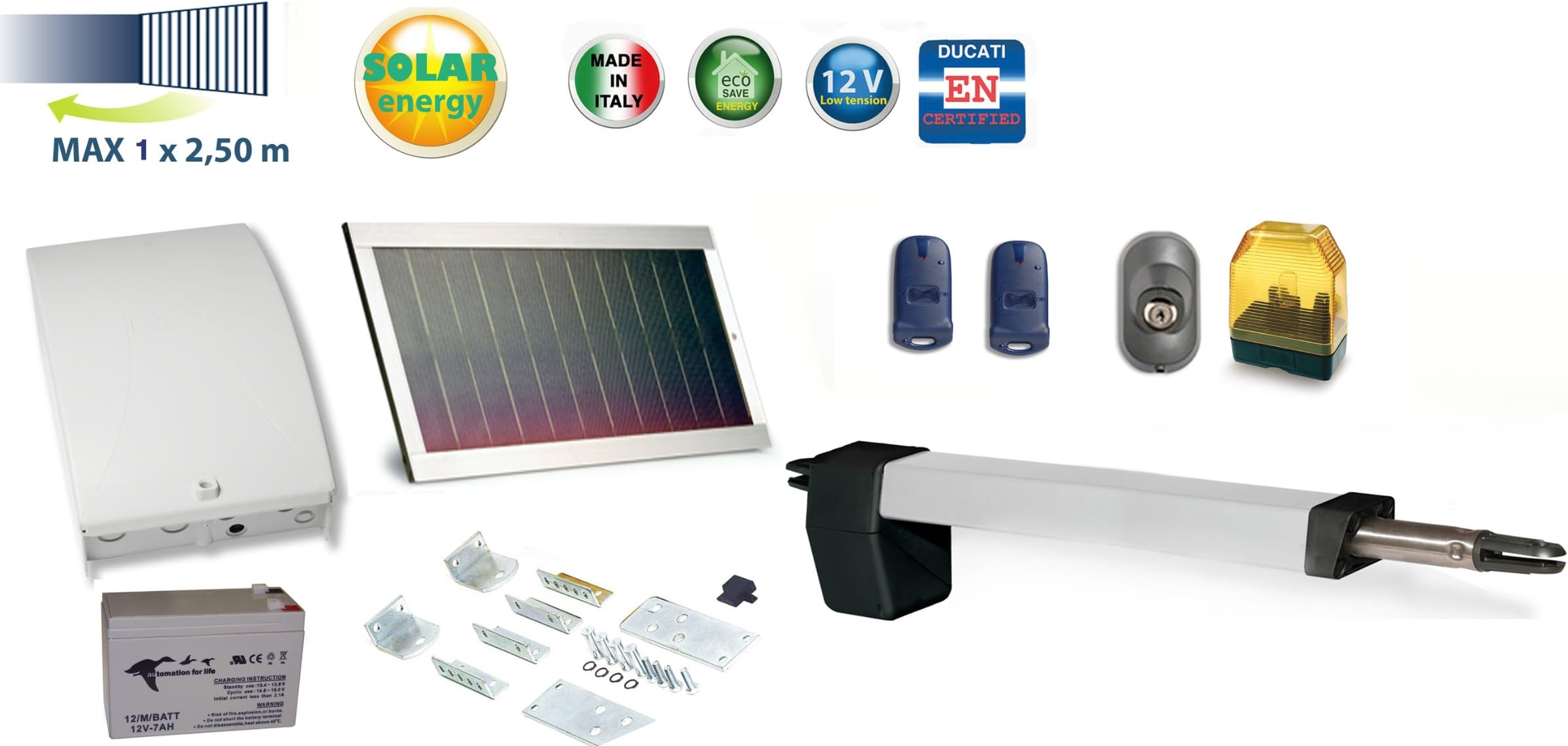 Solar Single Wing Gate Opener Ducati Hc812-300