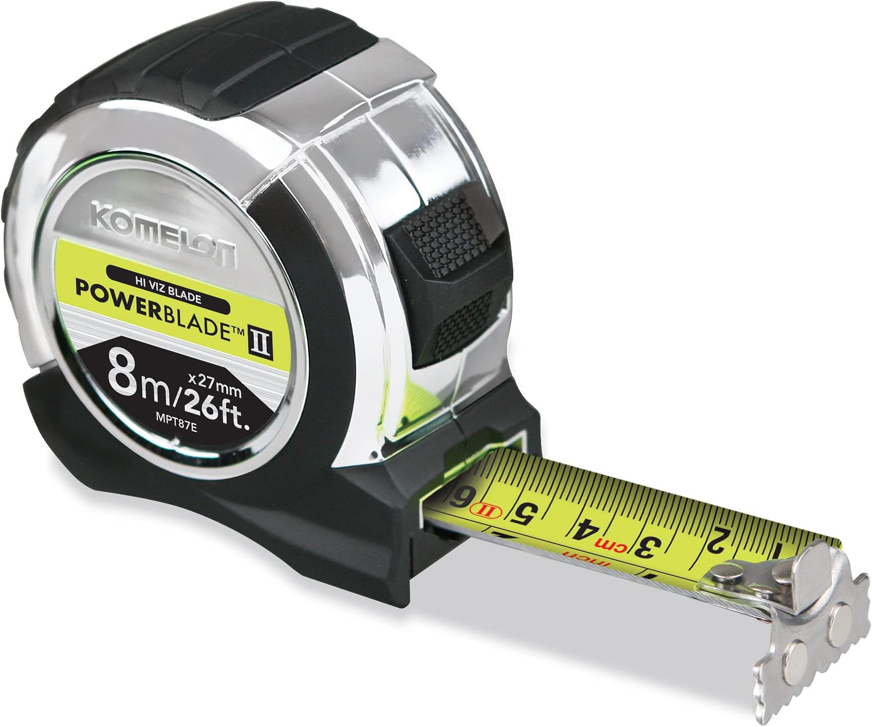 Komelon MPT826E PowerBlade Tape 8m / 26ft (Width 27mm), Multi, 8m/26ft