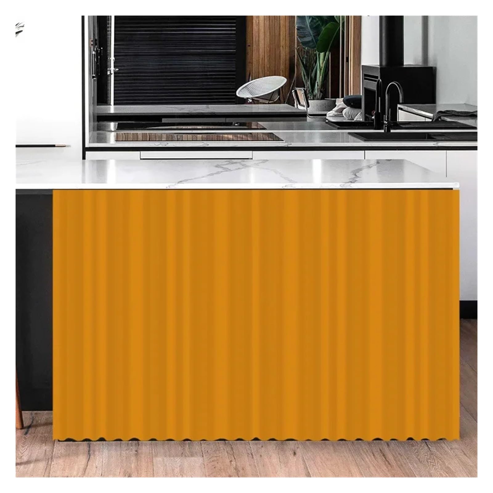Rideau placard cuisine anti-poussière demi-rideau 140x100cm