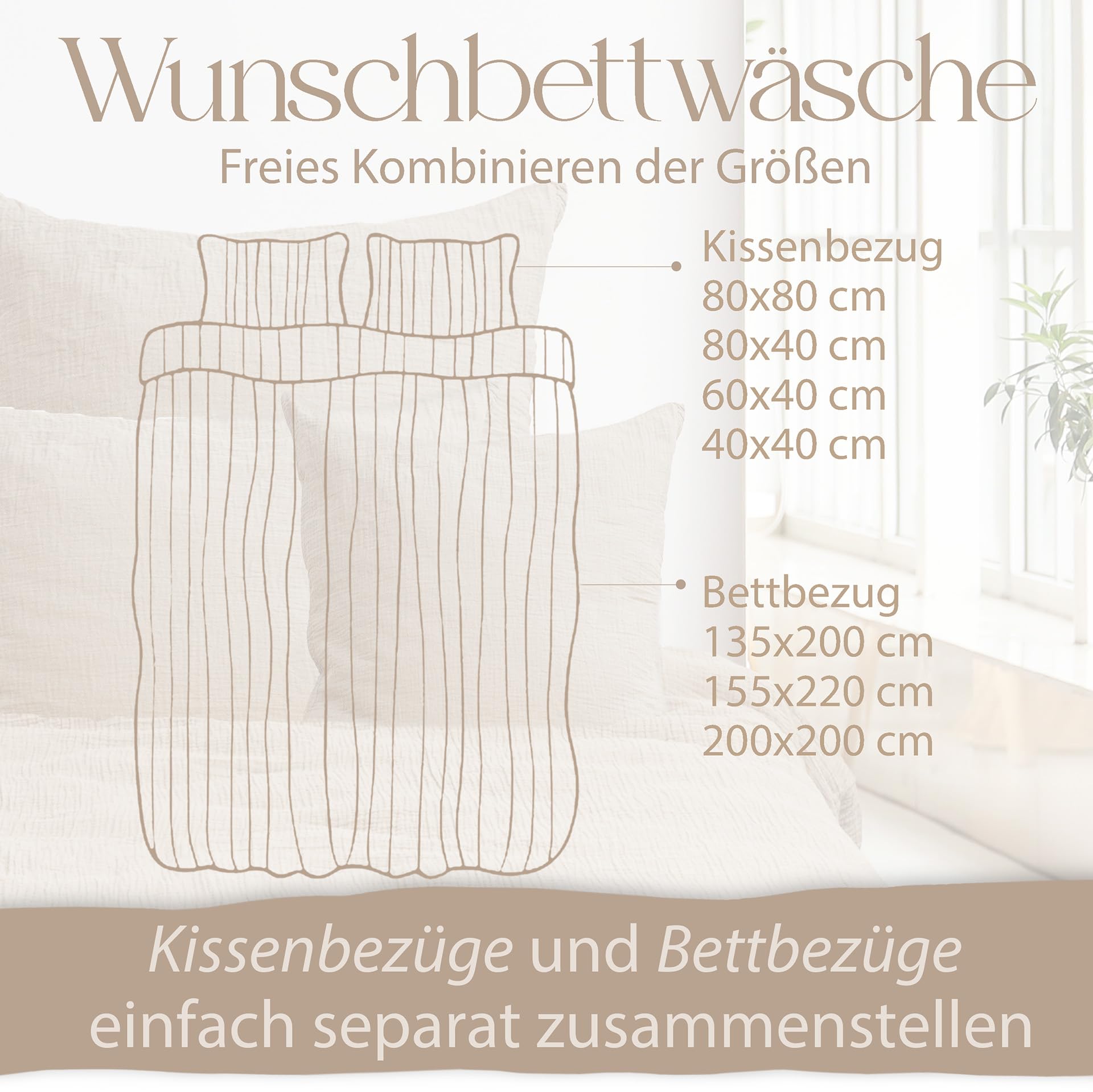 Hausfelder Bettwäsche, 100x135cm, Grün | Kinder Musselin Bettwäsche Bettbezug 100x135 cm