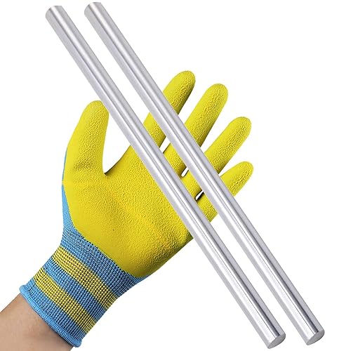 2 piezas 58 "aluminio 6061 redondo varilla 12" largo sólido T6511 torno extruido stock