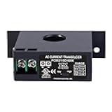Current Transmitter, FCS521-SD-420E Current Transducer Transmitter Transformer Sensor AC Current Converter 0-50A
