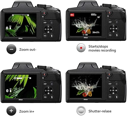 Miniatura 4 de Liberación del obturador inalámbrico remoto de la cámara para Nikon COOLPIX B600, A1000, P1000, Z50, reemplazar Nikon ML-L7