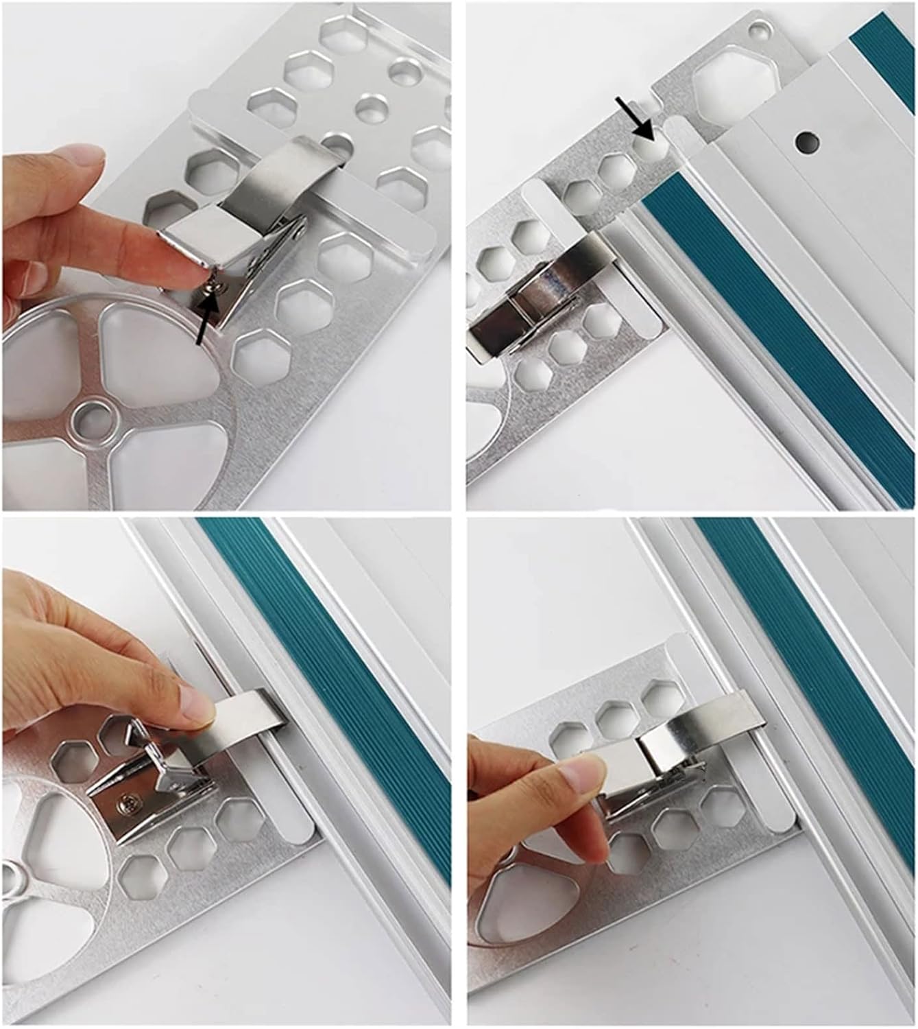 Woodworking 90° Guide Clamp For Electric Circular Engraving Machine Cutting Board Auxiliary Tool