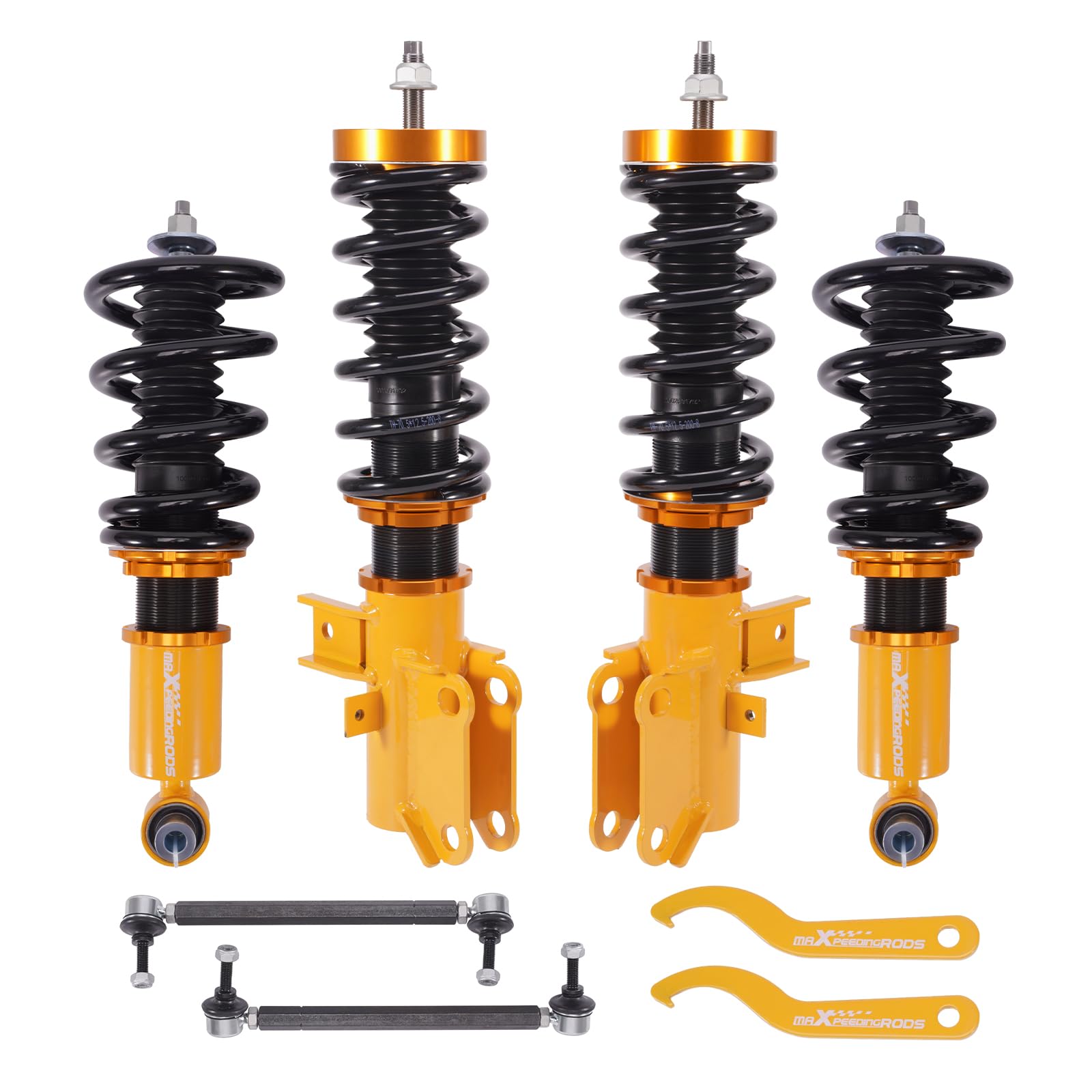 調整可能サスペンションキット カマロ、エルカミなど、アメ車用 Amazon | maXpeedingrods Coilovers for Chevy Camaro 2010-2015