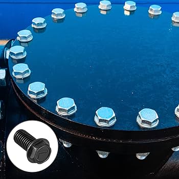 Amazon | METALLIXITY フランジ付き六角ボルト M7x16 mm 4個