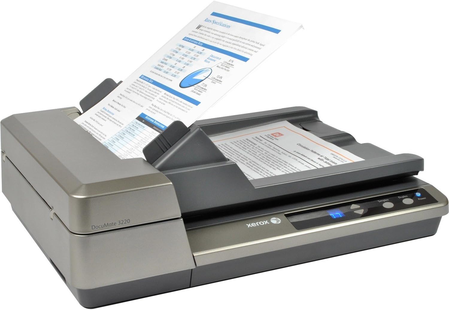 Xerox PXDM32205D-G/W Document Scanner