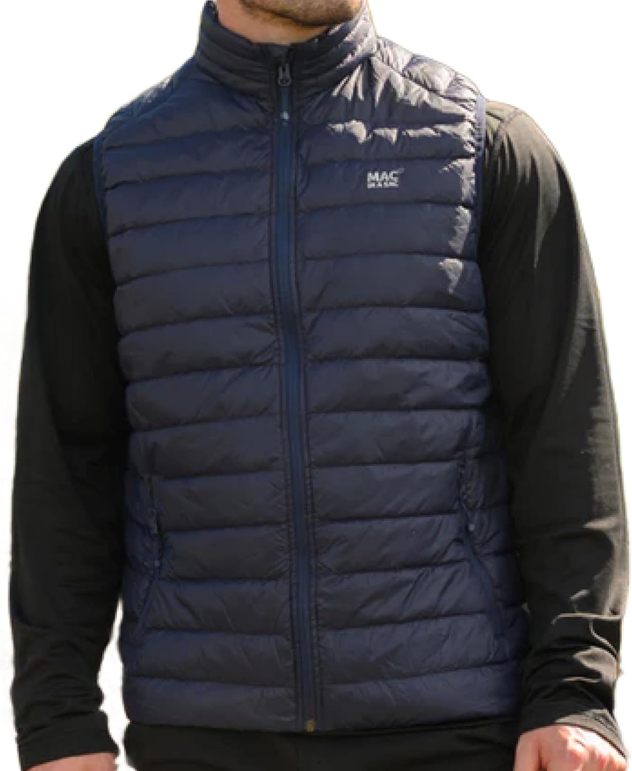 Mac in a Sac Men's Alpine Packable Down Vest - Lightweight 600 Fill Power Insulated Puffer Vest with Zip Pockets