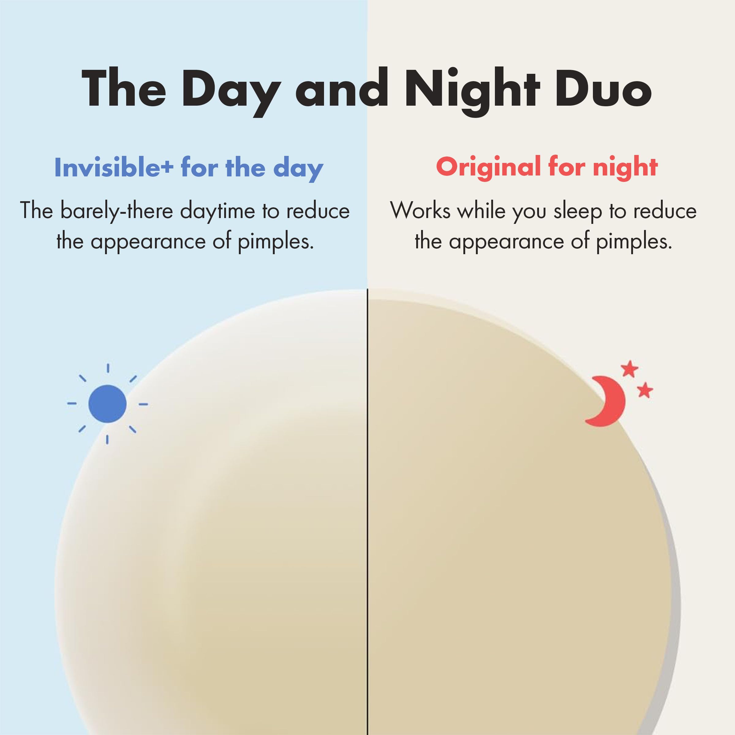 Hero Cosmetics Mighty Patch Day + Night, Hydrocolloid Acne Patches, Absorb gunk from Spots Within 6 Hours - Image 3
