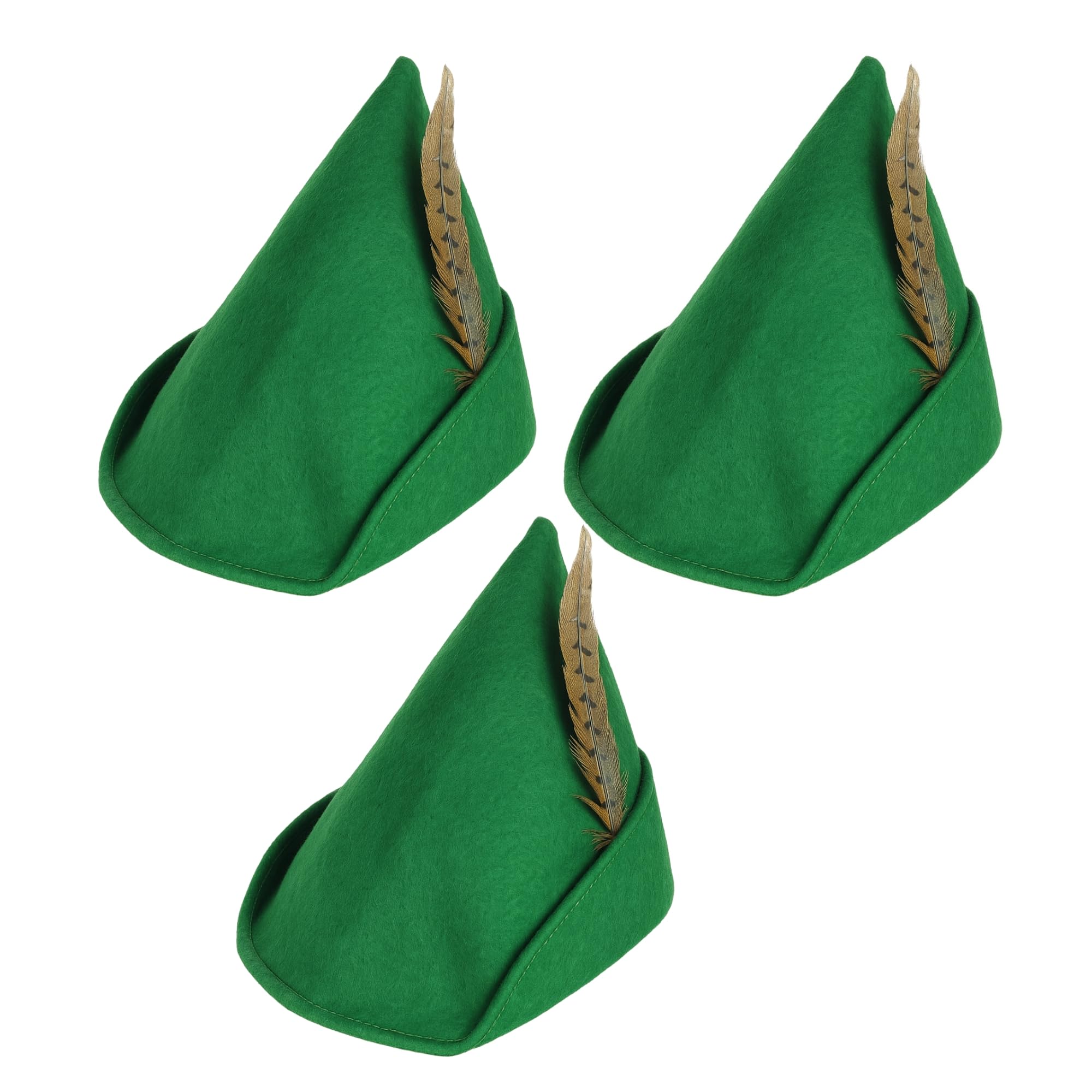FNA FASHIONS® Adult Classic Archer Robin Hood Mens Fancy Dress Costume Hat for Authentic Outlaw Style (3) — image 1