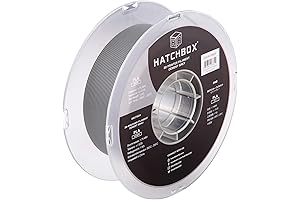 Magic Stone PLA Grey Hatchbox Pla Filament, Dimensional Accuracy +/- 0.03 mm,...