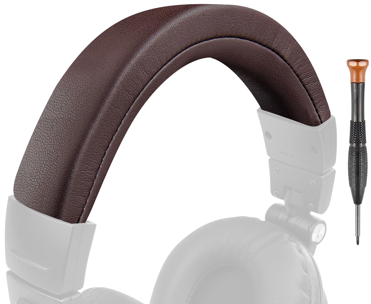 SOULWIT ochronny Osłona do Audio Technica ATH M50,M50X,M50XWH,M50XBT,M50XBT2,M50S/LE słuchawki pałąk opaski opaska na głowę,Łatwa instalacja DIY