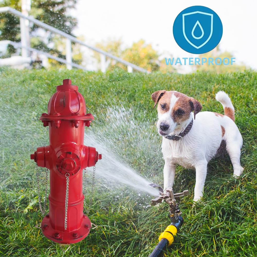 Toyvian Lot de 6 mini bouches d'incendie en résine pour maison de poupée, mini statue de pipi de chien, cadeau de pompier, jouet de lutte contre les incendies pour maison de poupée