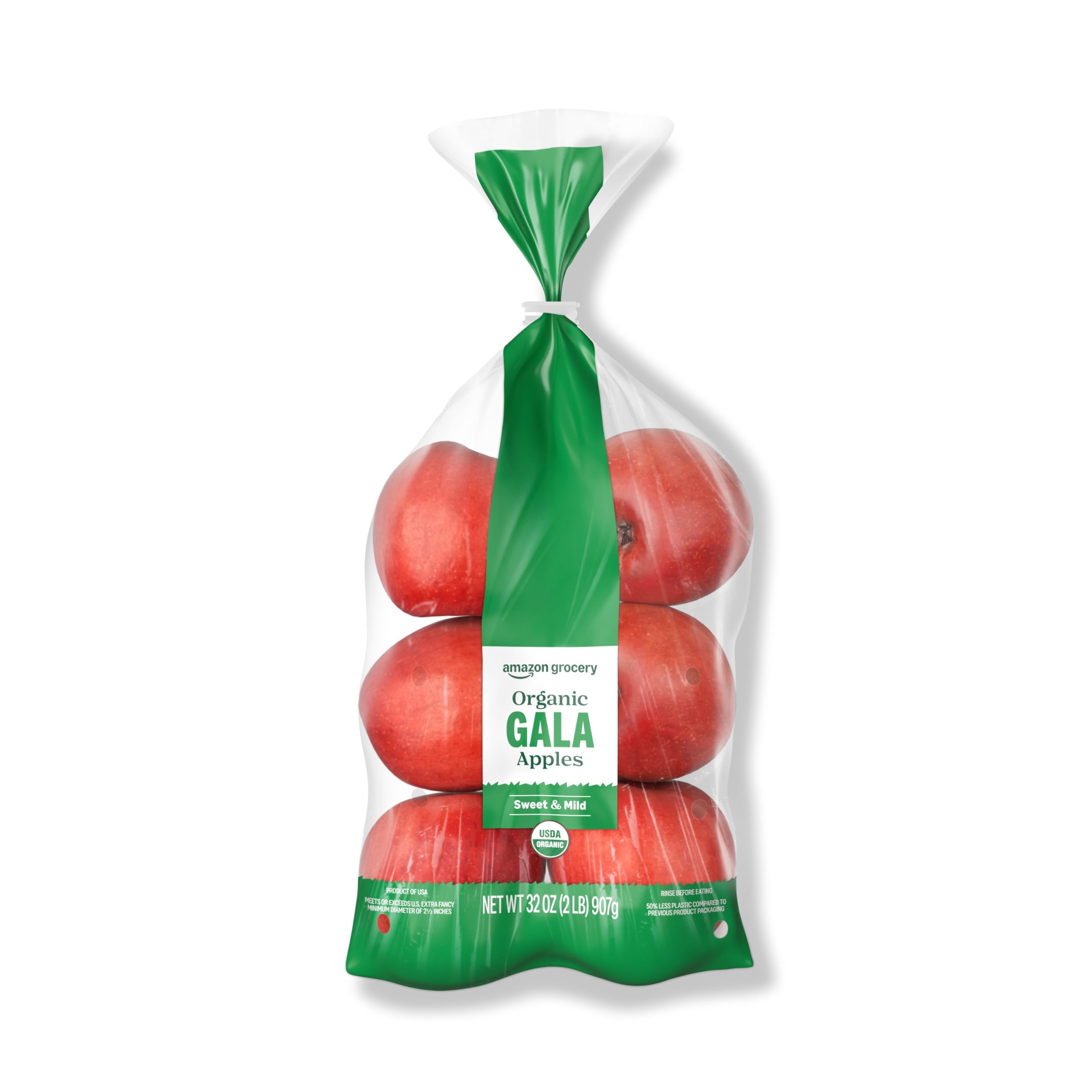 Amazon Grocery Organic Gala Apples, 2 Lb USDA Organic