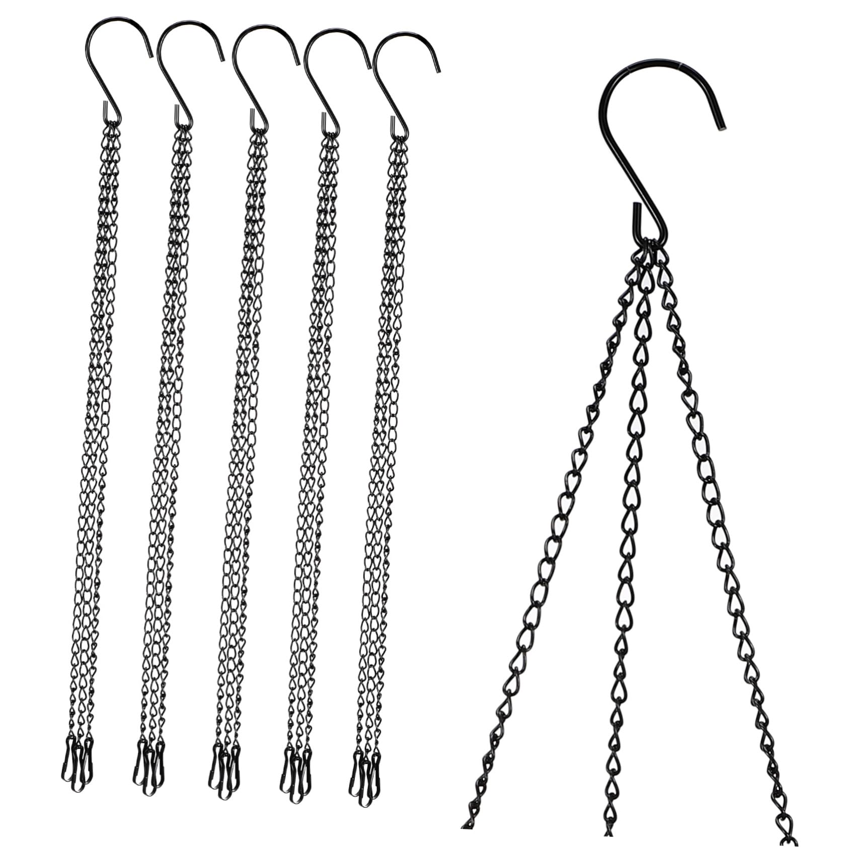 Toddmomy 5 Set Sospesa Per Fioriere Ganci Per Piante E Mangiatoie Per Uccelli Resistente Decorazione Per Ed Esterni 5 Pezzi*5