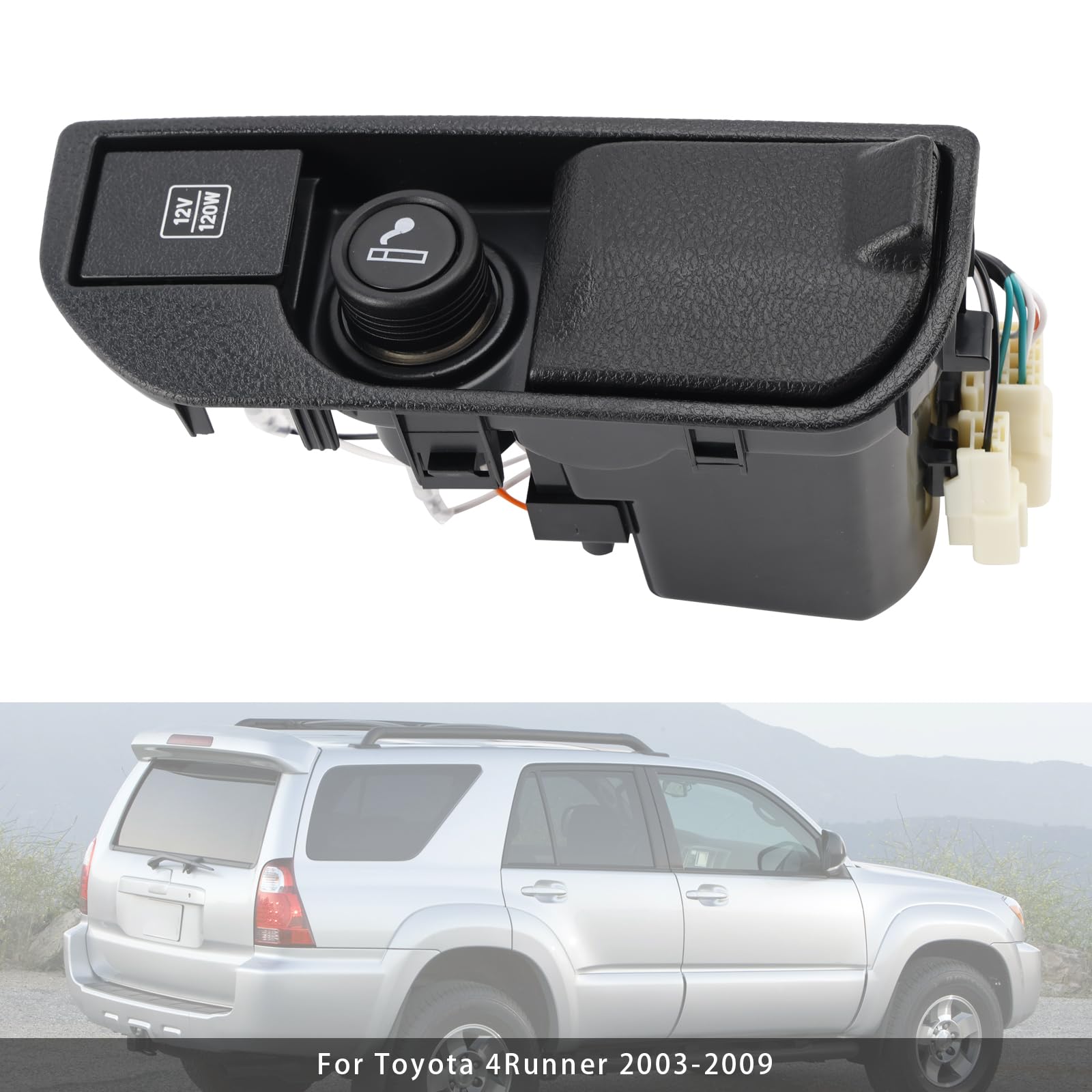 Topteng Ashtray Lighter Kit 74110-35010-B0 For Toyota 4Runner 2003-2009