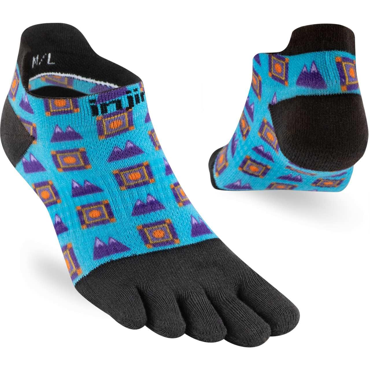 Injinji ARTIST DESIGNED WOMEN'S NO-SHOW SUMMIT XS/S, Summit, XS/S