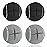 Mloowa Precut Tennis Balls Walkers 4 Pcs Balls with Precut Opening for Easy Installation,Walker Accessories for Seniors Fit Most Walkers,for Furniture Legs and Floor Protection (Gray and Black)