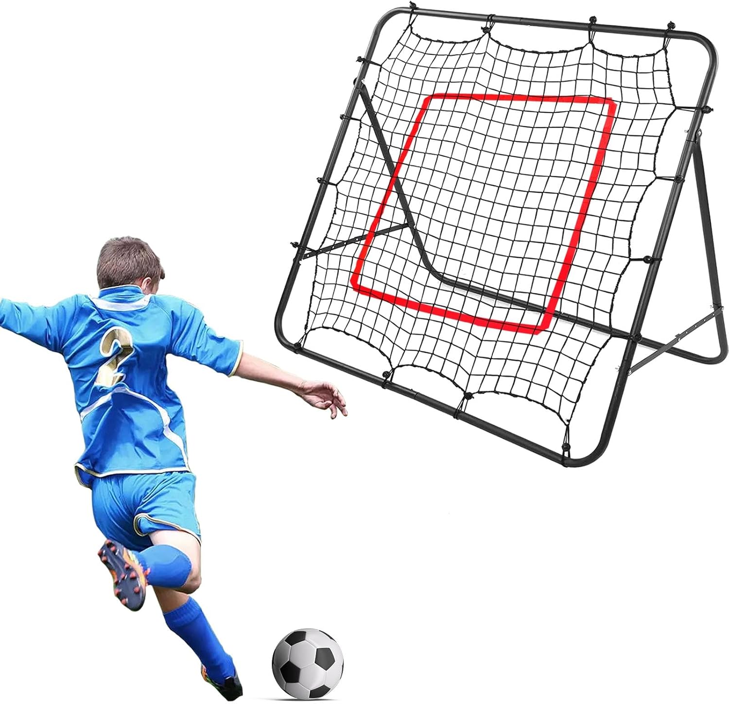 Soccer Rebounder Net Football Kids Volleyball Rebound Nets Kickback Aid