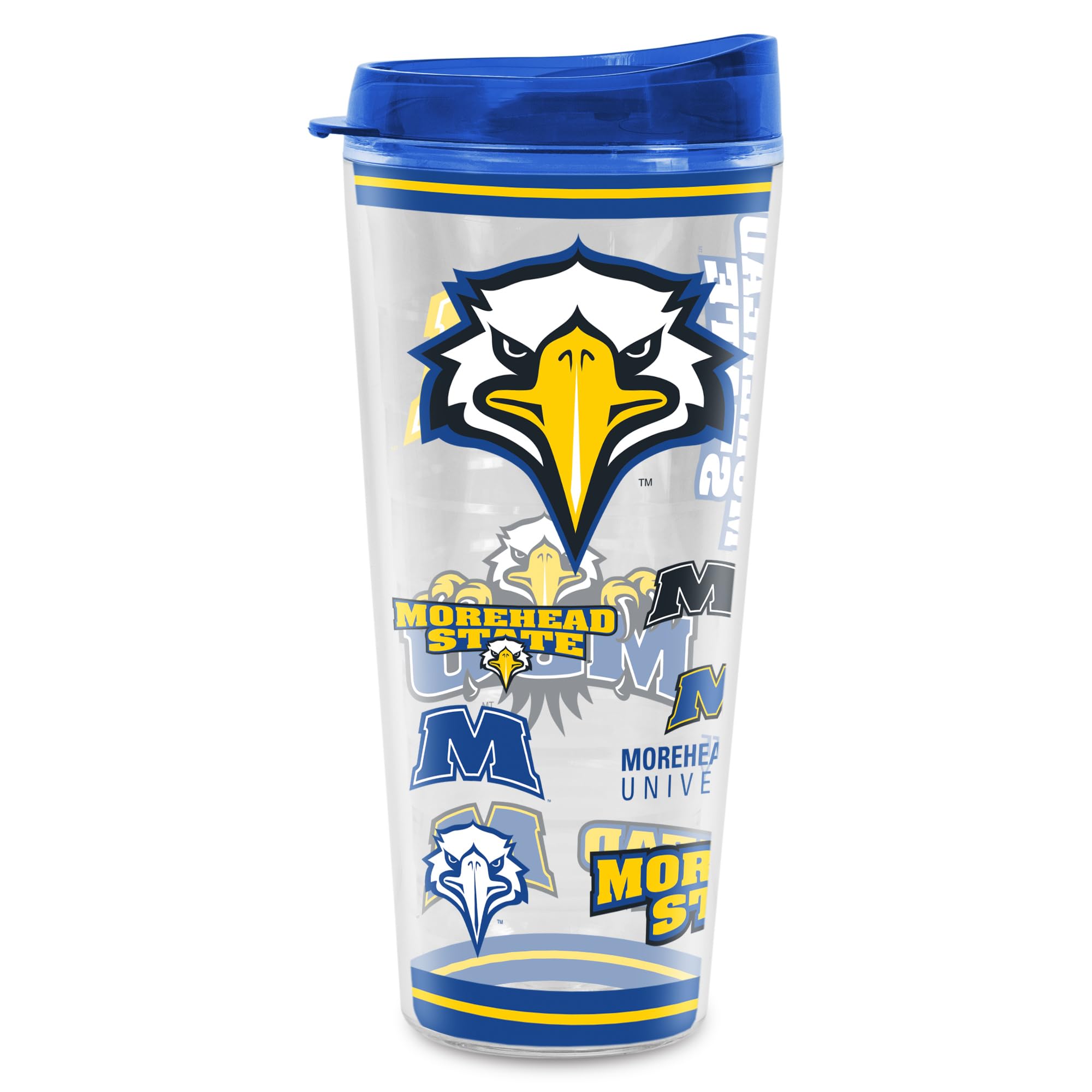 Rico Industries NCAA College Double Wall Mayhem 16oz Or 20oz Tritan Tumbler W Lid