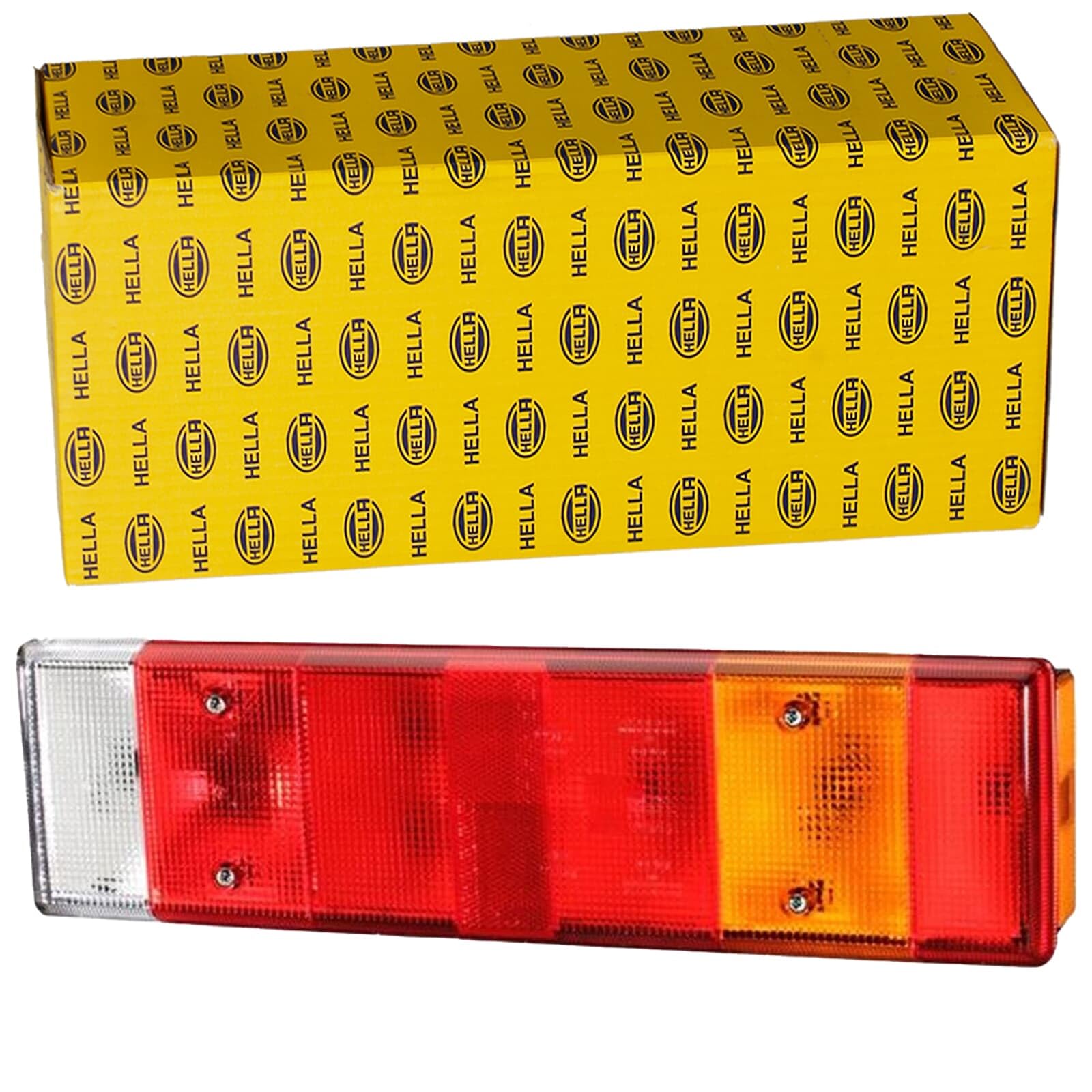 HELLA Rückleuchte - Glühlampe - 24V / 12V - Anbau/geschraubt - ECE/ADR/GGVS