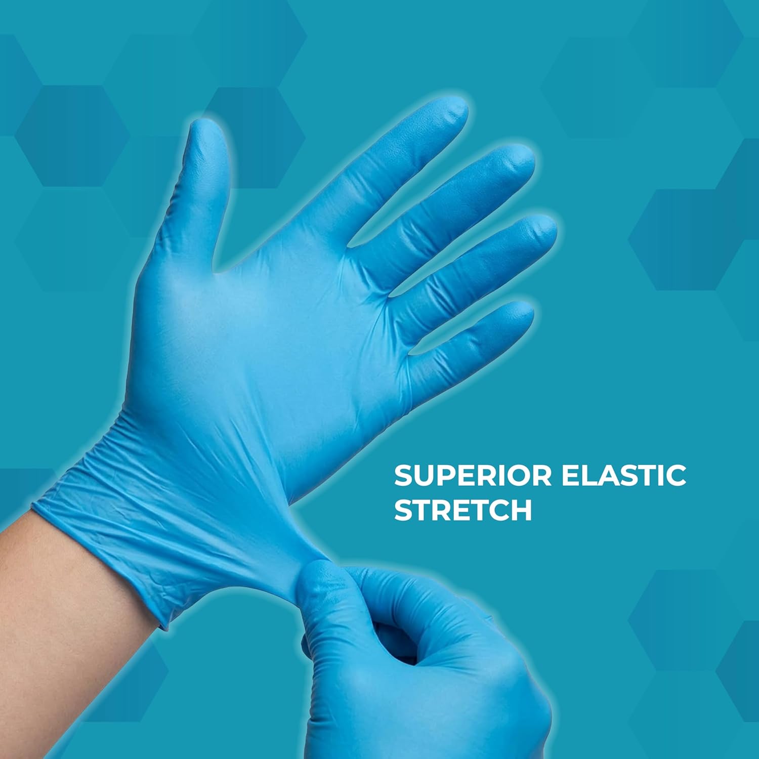 VOS Disposable Gloves 1000 Pcs Box Latex & Powder Free Nitrile Rubber Gloves Protective Single UseFor External Uses