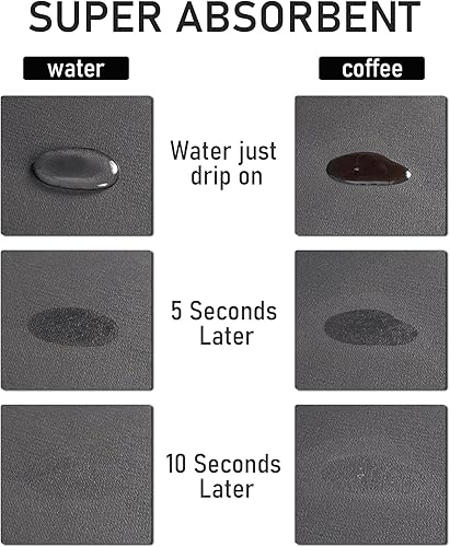 Miniatura 2 de Tapete de café, tapete de barra de café para encimera, tapete de secado de platos para encimera de cocina, tapete absorbente para debajo de la