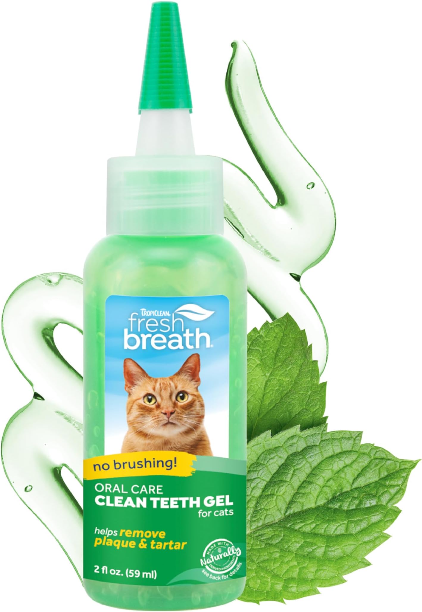 TropiClean No Brush Cat Toothpaste Cat Dental Gel Bad
